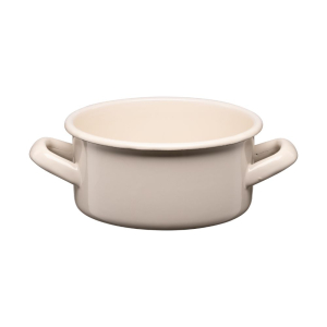 Rondel emaliowany gładki GORDON 14cm/1l krem Rondel emaliowany gładki GORDON 14cm/1l krem